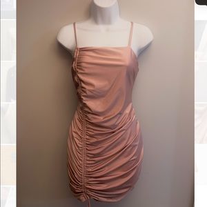 Side Cinched Mini Dress